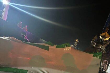 picior de macara prabusit peste un autoturism in portul constanta 688f187d0552c