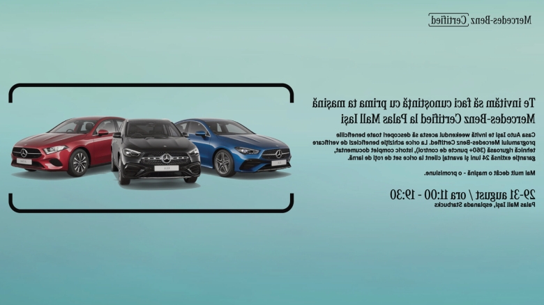 sesiune premium de test drive cu mercedes benz certified la palas mall weekend ul acesta 68aff22d2ac9c