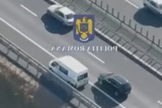 si uite asa o sa te vada toata lumea ce a patit soferul unei dube filmat din elicopter pe banda de urgenta 68a2ecaea83a0 1