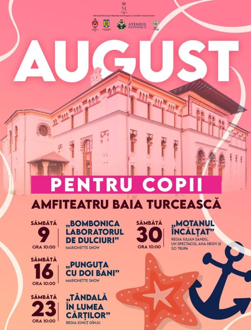 teatru pentru copii in aer liber in luna august la amfiteatrul baii turcesti din iasi 689081c756eac