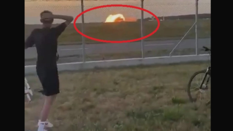 tragedie aviatica in polonia un avion de vanatoare f 16 s a prabusit in timpul pregatirilor pentru un spectacol aviatic video 68b13f5af10d6