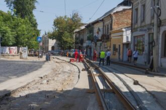 tramvaiele revin din septembrie prin targu cucu 68a1f8fa839a2