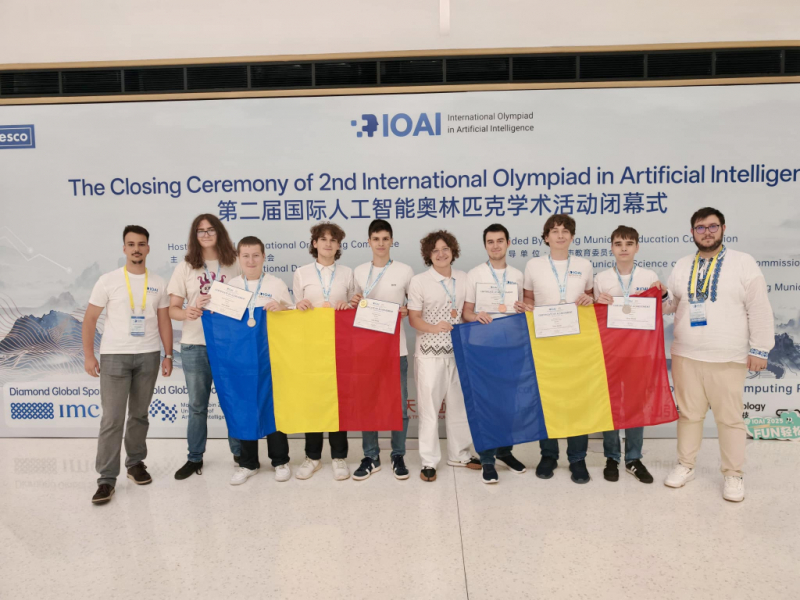 un elev de la colegiul national iasi premiat cu bronz la olimpiada internationala de inteligenta artificiala 2025 romania aduce acasa opt medalii 6895cae80171d
