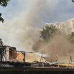 un nou incendiu la fostul restaurant marul de aur din piata victoriei a fost emisa o avertizare ro alert foto video 68b03b8d991cd