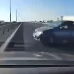 video gest inconstient pe autostrada a1 un sofer a tras brusc de volan pentru a intoarce si a lovit o alta masina 68976b336a9a3