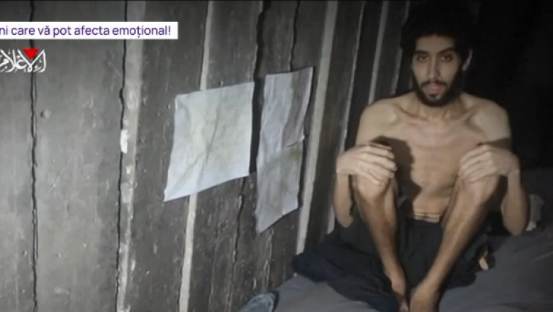 video imagini impresionante cu un ostatic hamas dupa 2 ani de captivitate tanarul de 24 de ani e de nerecunoscut 688f2722b21e9