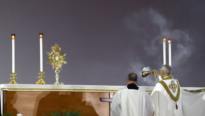videofoto un woodstock catolic papa leon a participat la primul sau mare eveniment de cand a devenit suveran pontif mesajul catre tineri 688eeb745d9cb