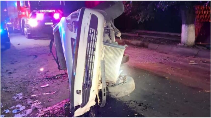 accident grav in giurgiu cinci tineri transportati la spital dupa ce masina in care se aflau s a rasturnat 68d62f45c168d