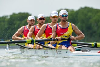 argint si pentru echipajul de patru rame masculin la cm de canotaj este a patra medalie a romaniei 68d649445b729