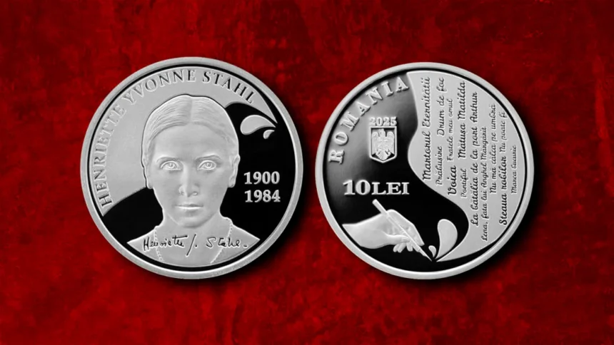 bnr lanseaza in circuitul numismatic o moneda din argint cu tema 125 de ani de la nasterea henriettei yvonne stahl 68c42177751c7