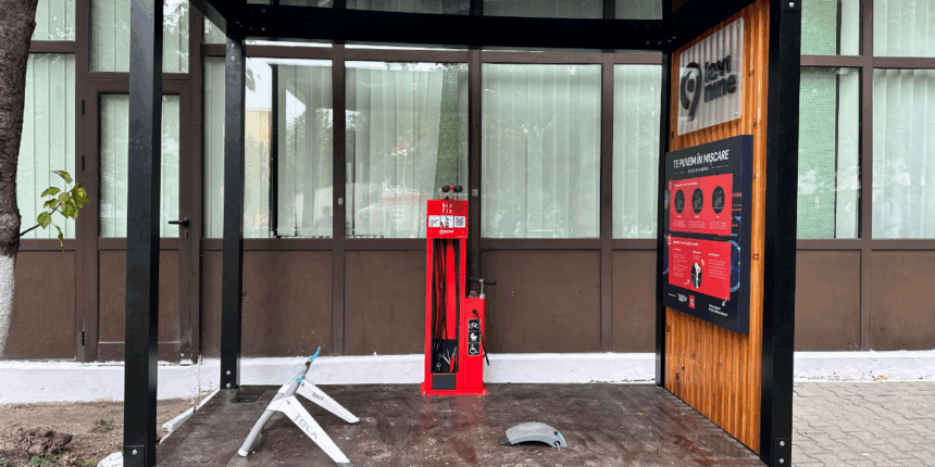 iasul devine mai verde doua statii de reparatii pentru biciclete disponibile gratuit pentru studenti si comunitatea ieseana in campusul tudor vladimirescu p 68d54fe00244c