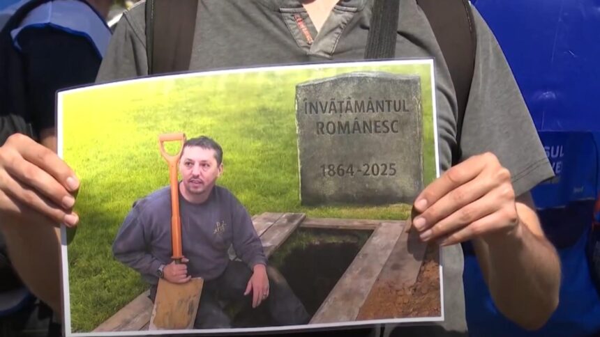 luni 8 septembrie in prima zi de scoala 30 000 de dascali din toate colturile tarii isi vor striga nemultumiril video 68bc4e8335b05