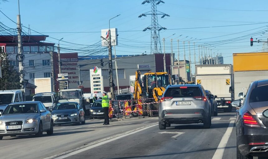 se traseaza marcaje pe bulevardul poitiers lucrarile sunt pe final pe soseaua bucium ne va prinde insa iarna in santier 68d73274a730e