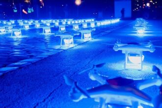 spectacol in premiera pe cerul iasului 250 de drone luminoase vor fi ridicate cu ocazia sarbatorilor orasului 68d3390a84564