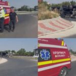 trafic blocat pe dn 24a in judetul vaslui o cisterna plina cu gaz metan s a rasturnat si sunt scurgeri din incarcatura 68b6ed9436dfe