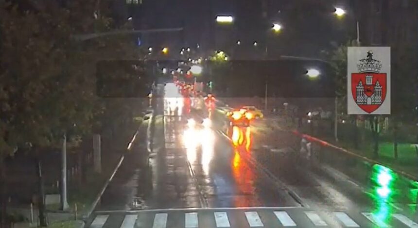 video accident cu doua victime in zona centrala a iasului surprins de camerele video 68db87d71611f