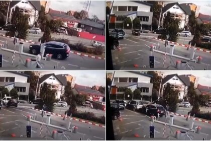 accident desprins din filmele de comedie si a intins mana dupa tichetul de parcare si si a facut masina praf video 68dec7879db89