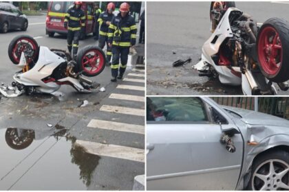 accident in capitala intre o motocicleta si o masina un barbat a fost ranit 68e137f555cc9