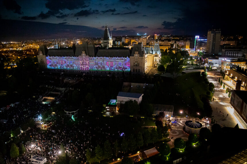 arta digitala pe palatul culturii sambata in gradina palas are loc competitia internationala de video mapping light up festival urmata de un concert live by delia 68f1f85fd9ece