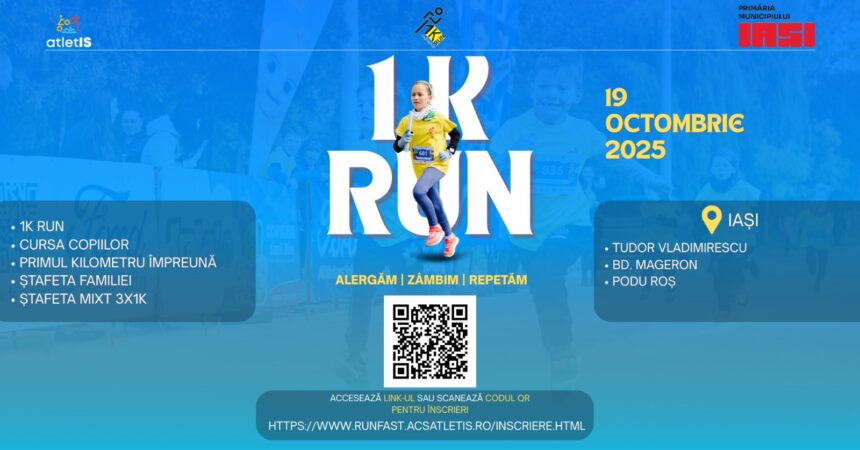 evenimentul sportiv 1k run fast fun revine cu cea de a sasea editie 68ef9f3e3fd5f