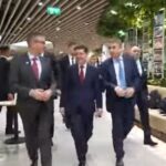 imagine rare suprinse la iasi presedintele nicusor dan alaturi de omul de afaceri iulian dascalu si directorul amazon cristian josan 68fbb4ffc15df