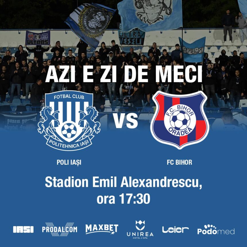 live text meci de fotbal important acum in copou politehnica iasi fc bihor scor 0 0 6904da646edd6