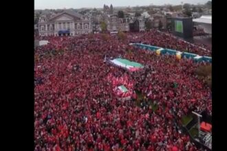 sute de mii de oameni au manifestat duminica la amsterdam impotriva razboiului din gaza video 68e2abb21dcca