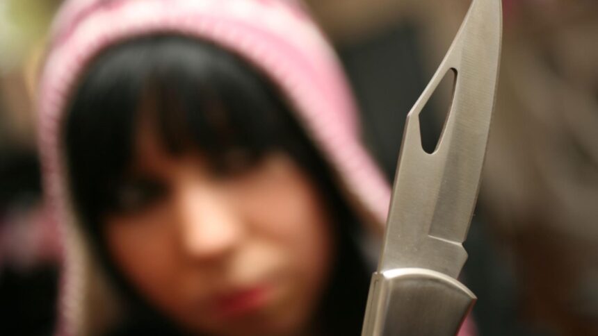 tanara care a amenintat cu briceagul un elev de 15 ani pe holurile unei scoli din targu jiu plasata sub control judiciar 68e8b098e2979