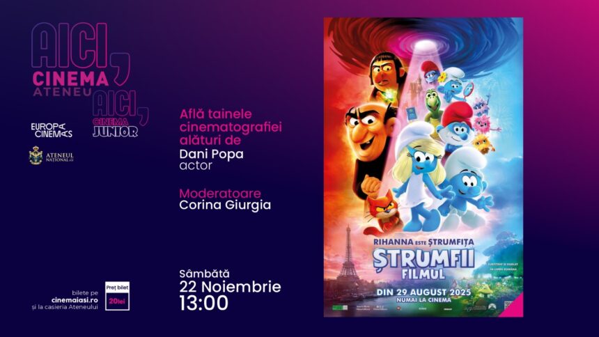 aici cinema junior revine la cinema ateneu cu proiectia filmului strumfii 691e6c7529353