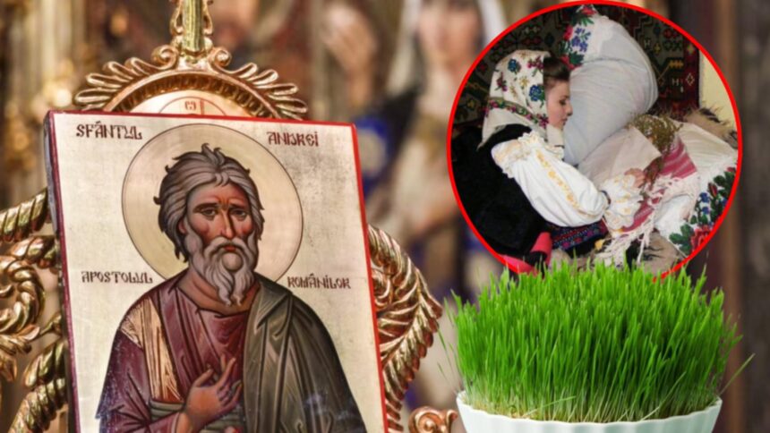 ajunul sfantului andrei 2025 traditii obiceiuri si superstitii motivul pentru care se pune busuioc sub perna si grau la incoltit 692af3e3df462