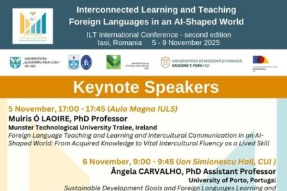 conferinta internationala interconnected learning and teaching foreign languages in an ai shaped world 690868db42523