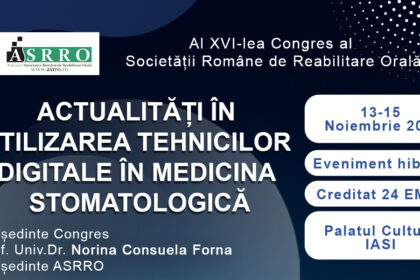 congresul national al asociatiei societatea romana de reabilitare orala reuneste la iasi peste 1 100 de participanti 6912f16182a94