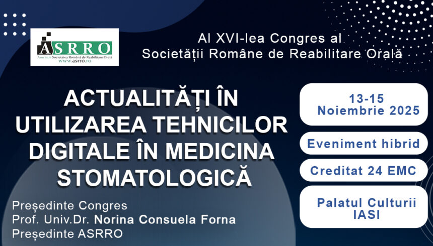 congresul national al asociatiei societatea romana de reabilitare orala reuneste la iasi peste 1 100 de participanti 6912f16182a94