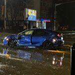 impact puternic la podul nicolina un autoturism lovit in plin de un autobuz foto video 69293eec1d4cd