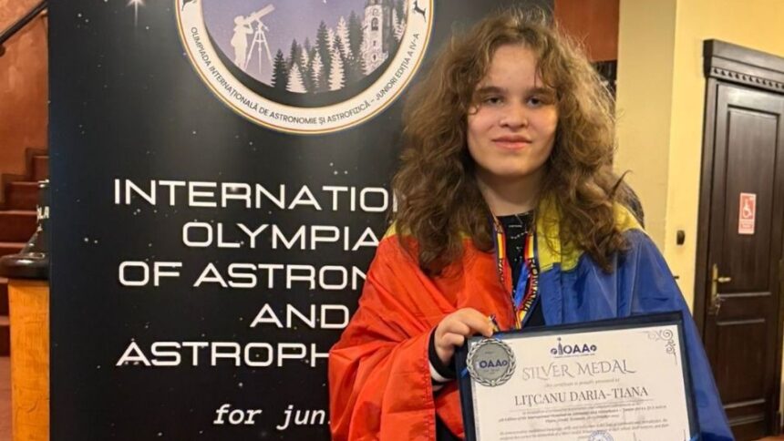 medalie de argint pentru tiana eleva la colegiul negruzzi din iasi la olimpiada internationala de astronomie si astrofizica 69056e0770175