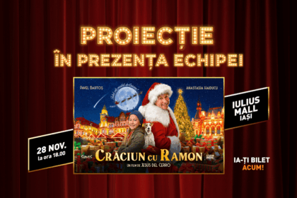 pavel bartos eva maruta si alex bogdan vin la cinema city din iulius mall iasi in acest weekend la premierele craciun cu ramon si tati full time 6928a7a99f8e0