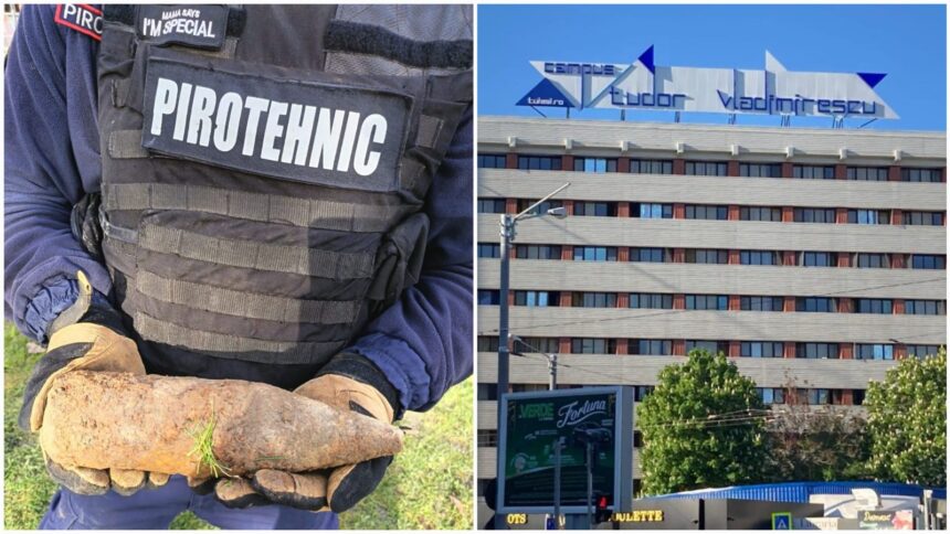 proiectilul din al doilea razboi mondial descoperit in campusul tudor vladimirescu din iasi reactia universitatii 691bd785e6f31