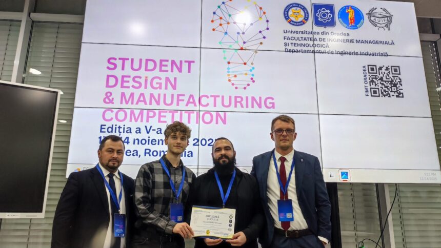 studenti ai facultatii de constructii de masini si management industrial pe podium la student design manufacturing competition 2025 691af66e6d865