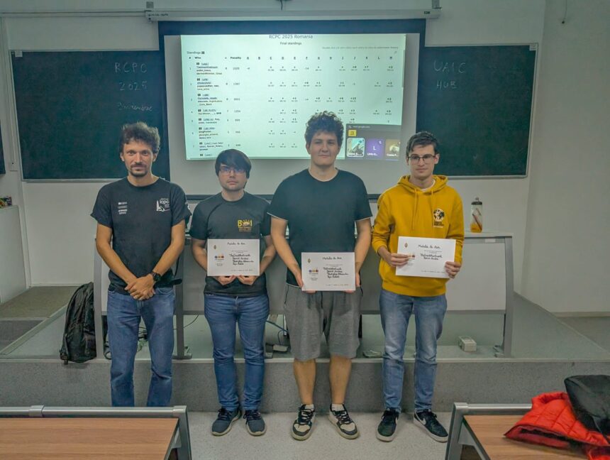 studentii facultatii de informatica a uaic premiati la etapa nationala a romanian collegiate programming contest 2025 691d962dd905a