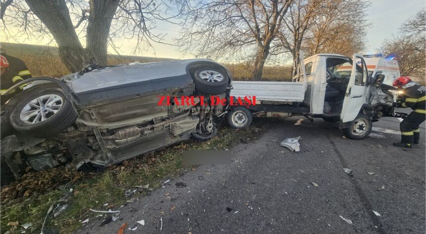 un pompier isu iasi aflat in timpul liber a oferit primul ajutor la un grav accident rutier 690624c589264
