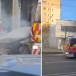 video incendiu violent in pacurari o masina s a facut scrum 691582c66f304