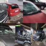 27 de masini au fost distruse de persoane necunoscute in targu jiu video 69359bec2d711