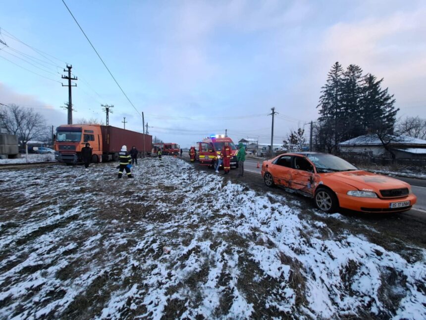 accident rutier cu doi raniti pe dn 2 in judetul iasi 694d46159ea75