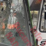 accident sub podul basarab liniile 1 si 10 blocate dupa ciocnirea a doua tramvaie 692db32b73cbb