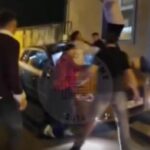 bataie la sibiu scandalagii au inconjurat masina si au distrus tot 694fd267724e1