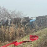 cisterna incarcata cu gpl rasturnata pe marginea unui drum din vaslui repusa pe roti incarcatura va fi transvazata 692d810043843