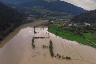 cod galben de inundatii pe raurile din doua judetele pana joi dimineata harta cu zonele vizate de avertizarea hidrologilor 69301cc219bd7