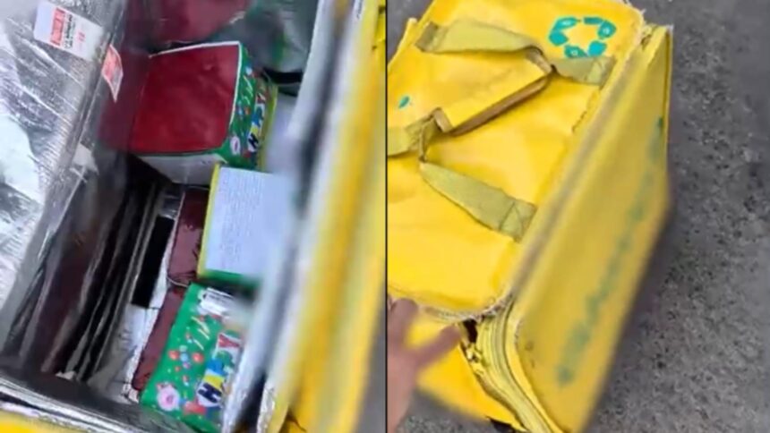 descoperire exploziva in bucuresti in ajun de anul nou jandarmii au gasit materiale pirotehnice intr o geanta de livrare a produselor alimentare 69552fb04c6b1