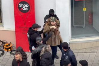 femeie imobilizata de jandarmi la parada de 1 decembrie de la constanta devenise recalcitranta video 692db2ffd276c