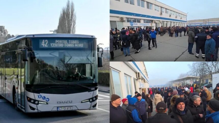 haos pe strazile din constanta greva angajatilor din transporturi continua 6942909d3ff9e